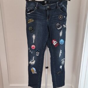 Torrid Star Wars Dark Blue Skinny Jeans Size 16